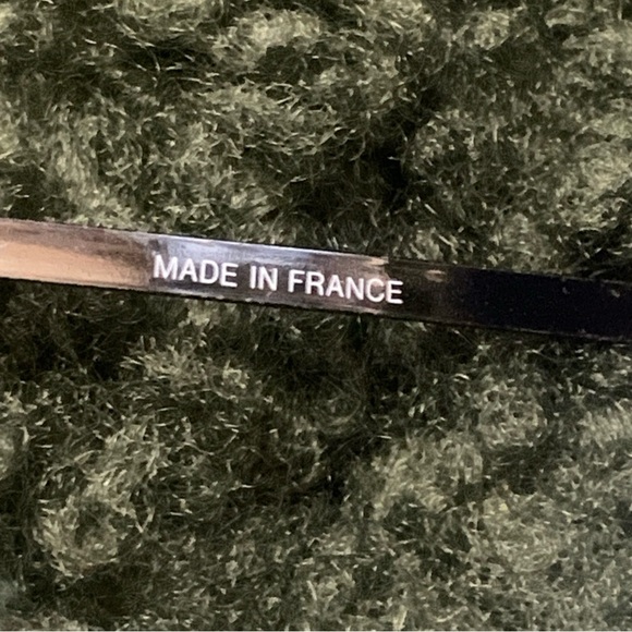 Vintage Vaurnet Pouilloux Sunglasses Unisex Pilot Mirrored Metal Polarized - Picture 10 of 11